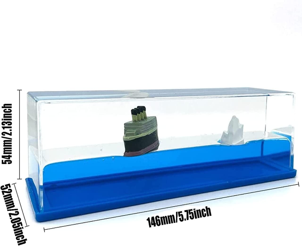 Car Interior Accessories Dashboard Decoration,Moving Titanic Liquid Wave Cruise Ship,Car Dashboard|Living Room|Office|Smooth Movement|Pack of 1, Glass,Plastic Car Interior Accessories Dashboard Decoration,Moving Titanic Liquid Wave Cruise Ship,Car Dashboard|Living Room|Office|Smooth Movement|Pack of 1, Glass,Plastic